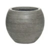 Abby Ridged Plant Pot - Dark Grey -Plant Promotion Store 6FSTRIGA2
