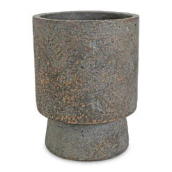 Aily Plant Pot - Earth Cement -Plant Promotion Store Aily Plant Pot Anthracite 14x18cm