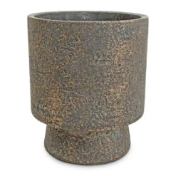 Aily Plant Pot - Earth Cement -Plant Promotion Store Aily Plant Pot Anthracite 17x20cm