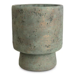 Aily Plant Pot - Grey Teal -Plant Promotion Store Aily Pot Grey Teal 19x23cm
