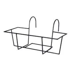 Amy Artstone Balcony Planter Holder - Black 11 Amy Artstone Balcony Planter Holder - Black -Plant Promotion Store Amy Artstone Balcony Planter Holder Black 38x26x21cm