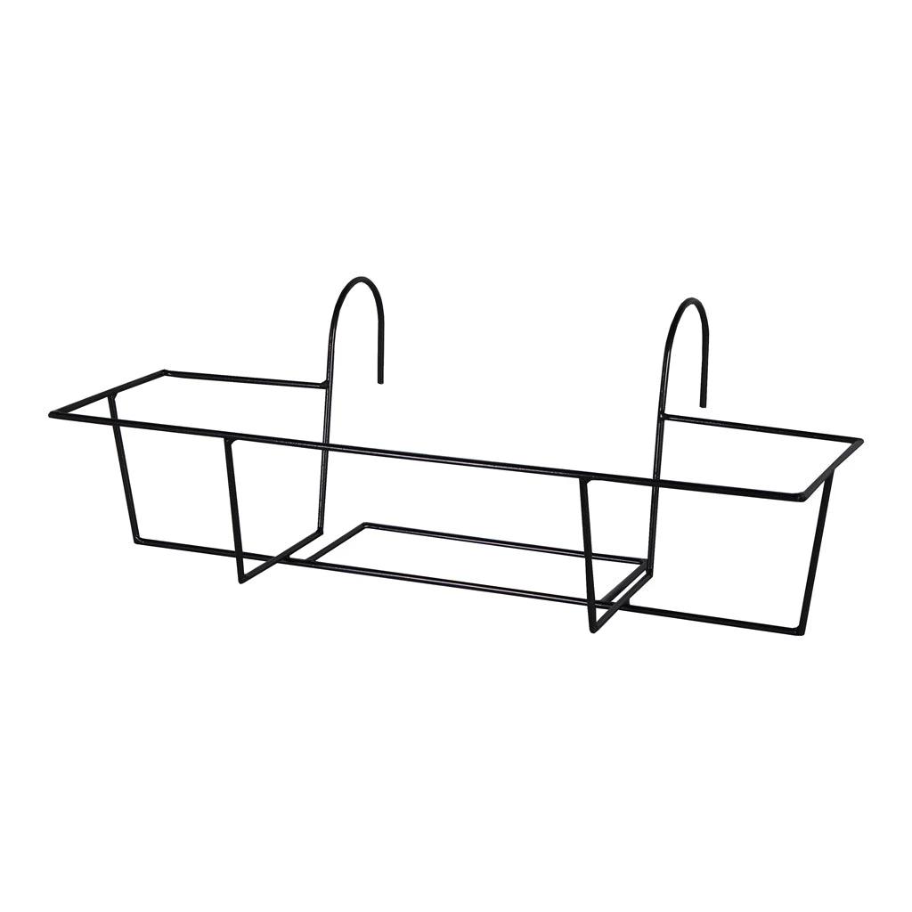 Amy Artstone Balcony Planter Holder - Black 3 Amy Artstone Balcony Planter Holder - Black