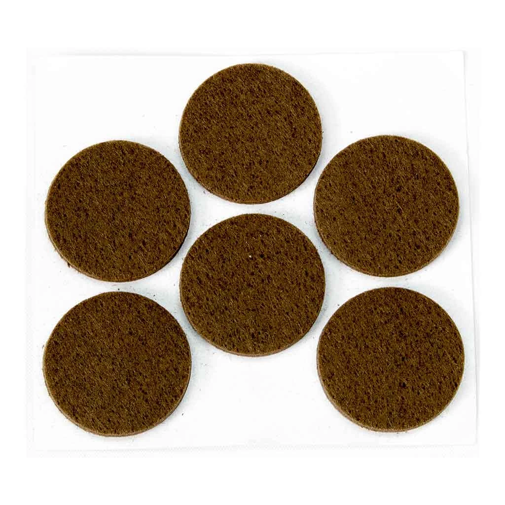 Anti-Scratch Felt Pads - Pack Of 6 X 33mm 3 Anti-Scratch Felt Pads - Pack Of 6 X 33mm