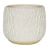 Arles Leaf Plant Pot - White