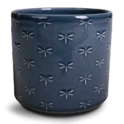 Arley Plant Pot - Blue Dragonfly