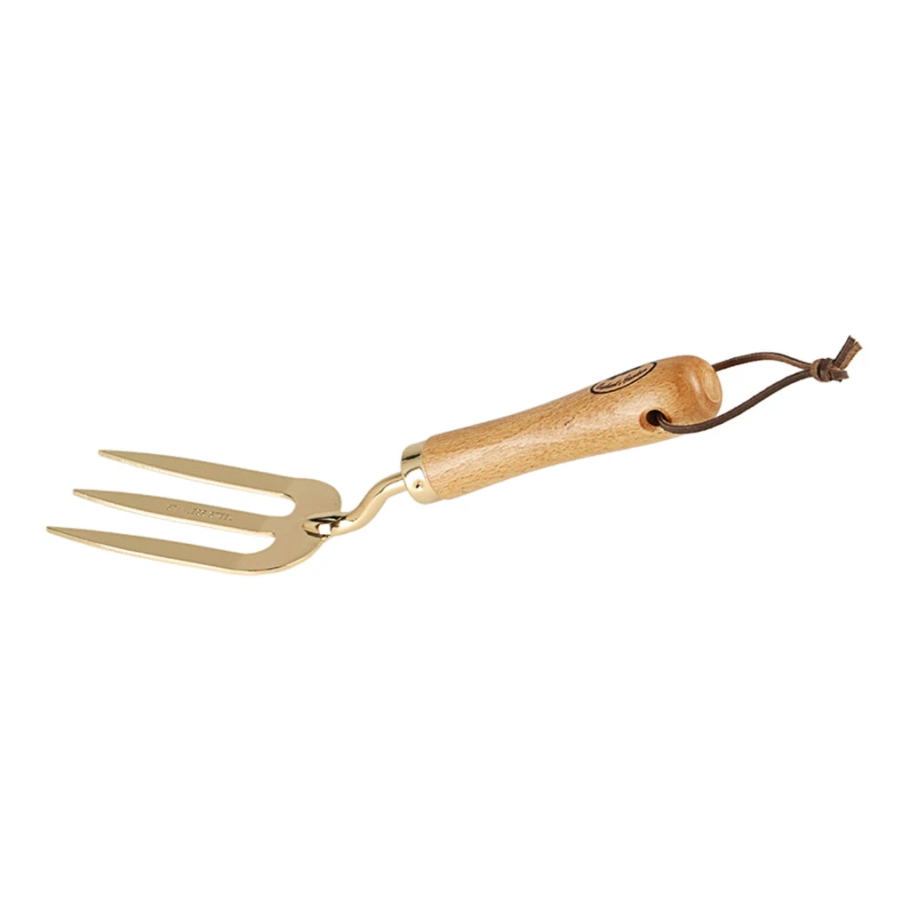Beech Wood Fork - Gold Plated Stainless Steel 5 Beech Wood Fork - Gold Plated Stainless Steel - Image 3