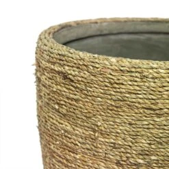 Ben Plant Pot - Straw Grass 25 Ben Plant Pot - Straw Grass -Plant Promotion Store Ben Plant Pot Straw Grass Close Up