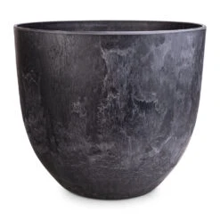 Bola Artstone Plant Pot - Black