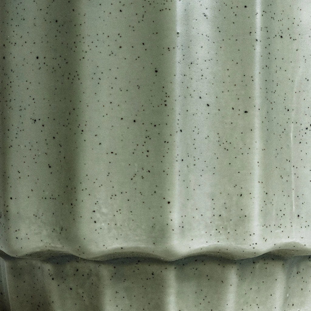 Bourton Scalloped Plant Pot - Sage 6 Bourton Scalloped Plant Pot - Sage - Image 4