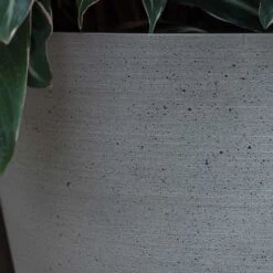 Bucket Refined Planter - Clouded Grey 11 Bucket Refined Planter - Clouded Grey -Plant Promotion Store Bucket Refined Planter Clouded Grey Textured Sandstone