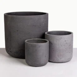 Charlie Plant Pot - Black Washed -Plant Promotion Store Charlie Black Washed Studio