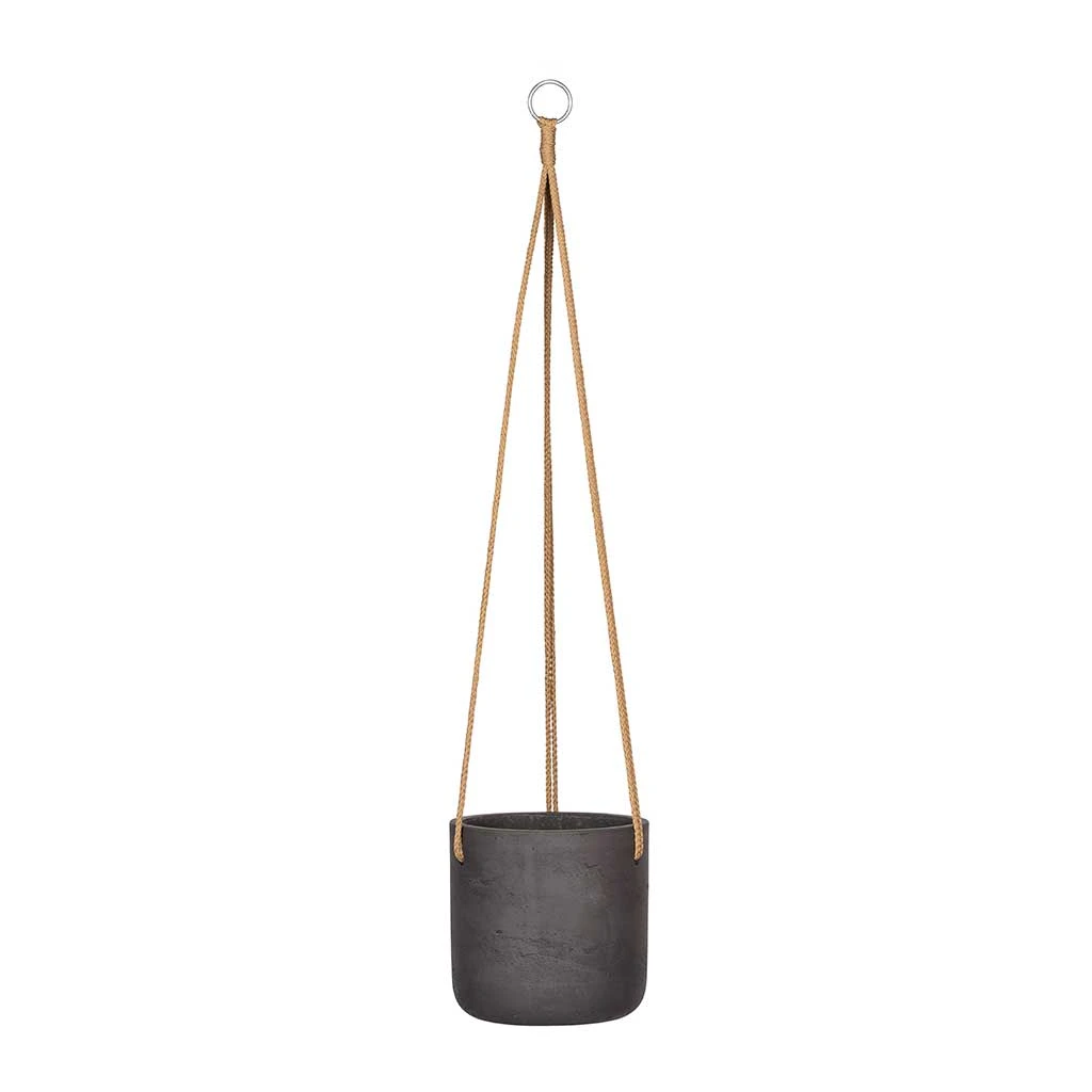 Charlie Hanging Plant Pot - Black Washed 9 Charlie Hanging Plant Pot - Black Washed - Image 7