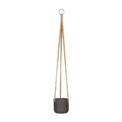 Charlie Hanging Plant Pot - Black Washed 14 Charlie Hanging Plant Pot - Black Washed -Plant Promotion Store Charlie Hanging Plant Pot Black Washed Small