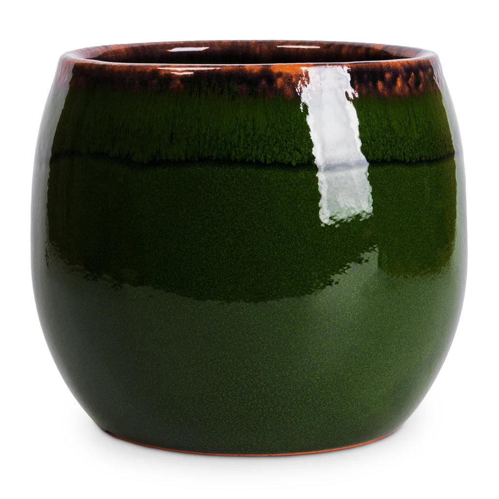Charlotte Plant Pot - Green 3 Charlotte Plant Pot - Green