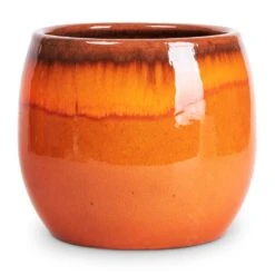Charlotte Plant Pot - Orange -Plant Promotion Store Charlotte Plant Pot Orange 19x16cm