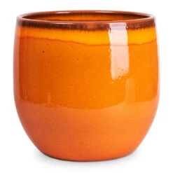 Charlotte Plant Pot - Orange -Plant Promotion Store Charlotte Plant Pot Orange 29x25cm