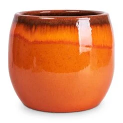 Charlotte Plant Pot - Orange -Plant Promotion Store Charlotte Plant Pot Orange 33x30cm