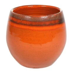 Charlotte Plant Pot - Orange -Plant Promotion Store Charlotte Plant Pot Red Orange Medium