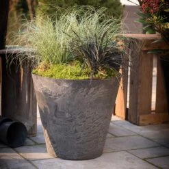 Claire Artstone Plant Pot - Grey 19 Claire Artstone Plant Pot - Grey -Plant Promotion Store Claire Artstone Plant Pot Grey LS4
