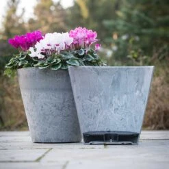 Claire Artstone Plant Pot - Grey 14 Claire Artstone Plant Pot - Grey -Plant Promotion Store Claire Artstone Plant Pot Grey Reservoir System