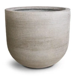 Cody Ridged Plant Pot - Cement 17 Cody Ridged Plant Pot - Cement -Plant Promotion Store Cody Plant Pot Ridged Cement 35x31cm