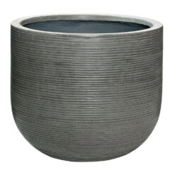 Cody Ridged Plant Pot - Dark Grey -Plant Promotion Store Cody Plant Pot Ridged Dark Grey 42x37cm