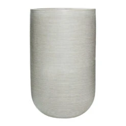 Cody Ridged Tall Planter - Cement 20 Cody Ridged Tall Planter - Cement -Plant Promotion Store Cody Plant Vase Ridged Cement 42x70cm