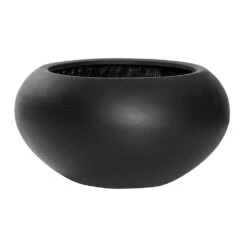 Cora Natural Bowl Planter - Black 12 Cora Natural Bowl Planter - Black -Plant Promotion Store Cora Natural Planter Black 47x25.5cm