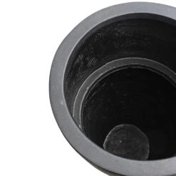 Dax Natural Tall Planter - Black 13 Dax Natural Tall Planter - Black -Plant Promotion Store Dax Natural Tall Planter Black DETAILS 4