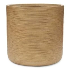 Dune Cylinder Planter - Almond -Plant Promotion Store Dune Cylinder Planter Almond 44x44cm