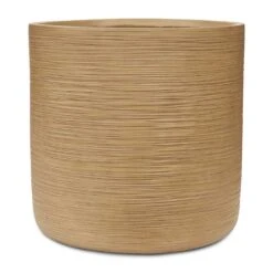 Dune Cylinder Planter - Almond -Plant Promotion Store Dune Cylinder Planter Almond 53x52cm