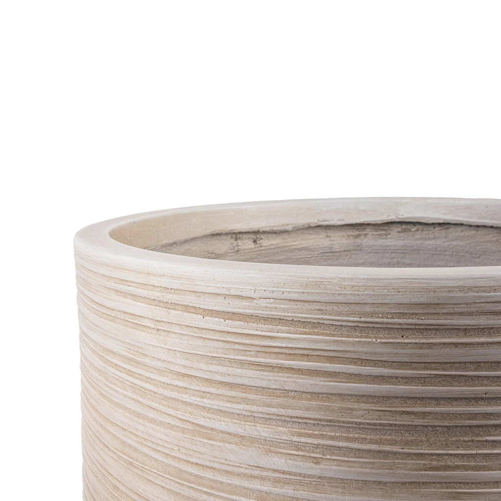 Dune Cylinder Planter - Oat 12 Dune Cylinder Planter - Oat - Image 10