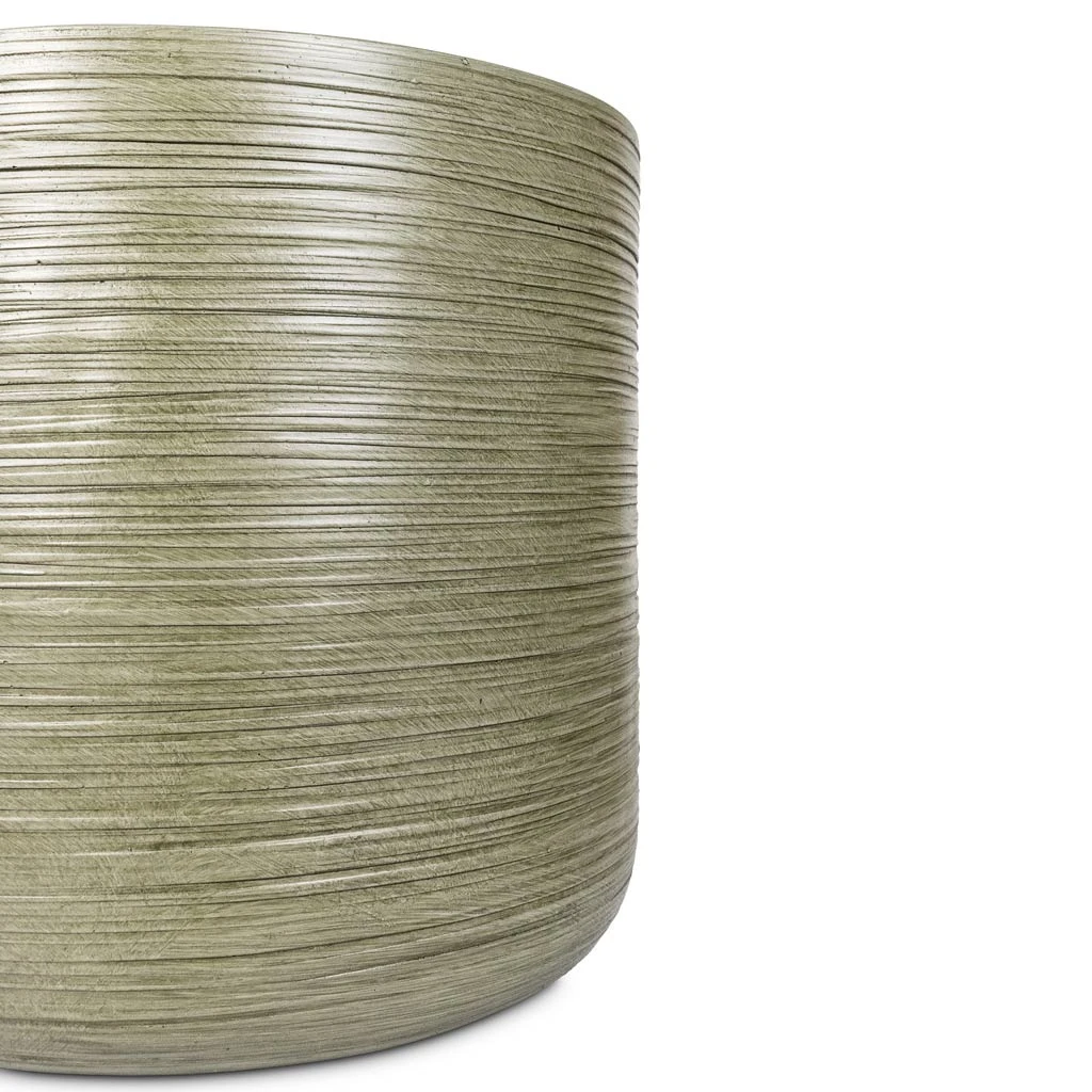 Dune Cylinder Planter - Pistachio 11 Dune Cylinder Planter - Pistachio - Image 9