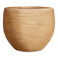 Dune Globe Planter - Almond