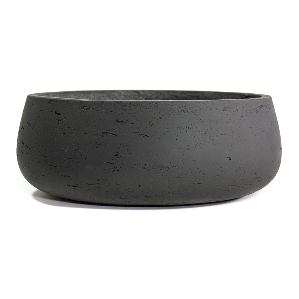 Eileen Plant Bowl - Black Washed 3 Eileen Plant Bowl - Black Washed