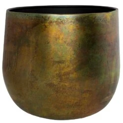 Elisa Metal Plant Pots - Set Of 3 - Vintage Green 18 Elisa Metal Plant Pots - Set Of 3 - Vintage Green -Plant Promotion Store Elisa Metal Plant Pots Set of 3 Vintage Green Single