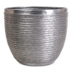 Elise Metal Plant Pot - Lead