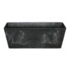 Ella Artstone Balcony Trough Planter - Black 1 Ella Artstone Balcony Trough Planter - Black -Plant Promotion Store Ella Artstone Balcony Planter Black 55x17x17cm