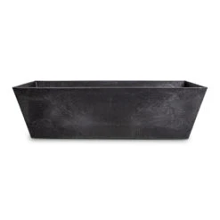 Ella Artstone Balcony Trough Planter - Black 14 Ella Artstone Balcony Trough Planter - Black -Plant Promotion Store Ella Artstone Balcony Planter Black 55x17x17cm 2