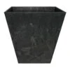 Ella Artstone Plant Pot - Black