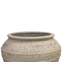 Eros Mediterranean Planter - Chalk White -Plant Promotion Store Eros Mediterranean Planter Chalk White DETAIL