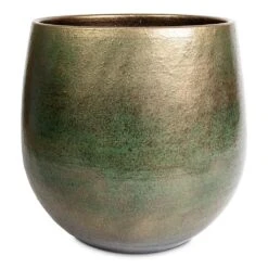 Esra Plant Pot - Shiny Green -Plant Promotion Store Esra Plant Pot Shiny Green 31x28cm