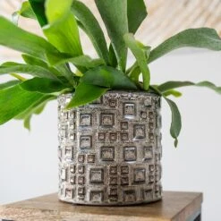 Fiene Plant Pot - Grey 11 Fiene Plant Pot - Grey -Plant Promotion Store Fiene Grey 2