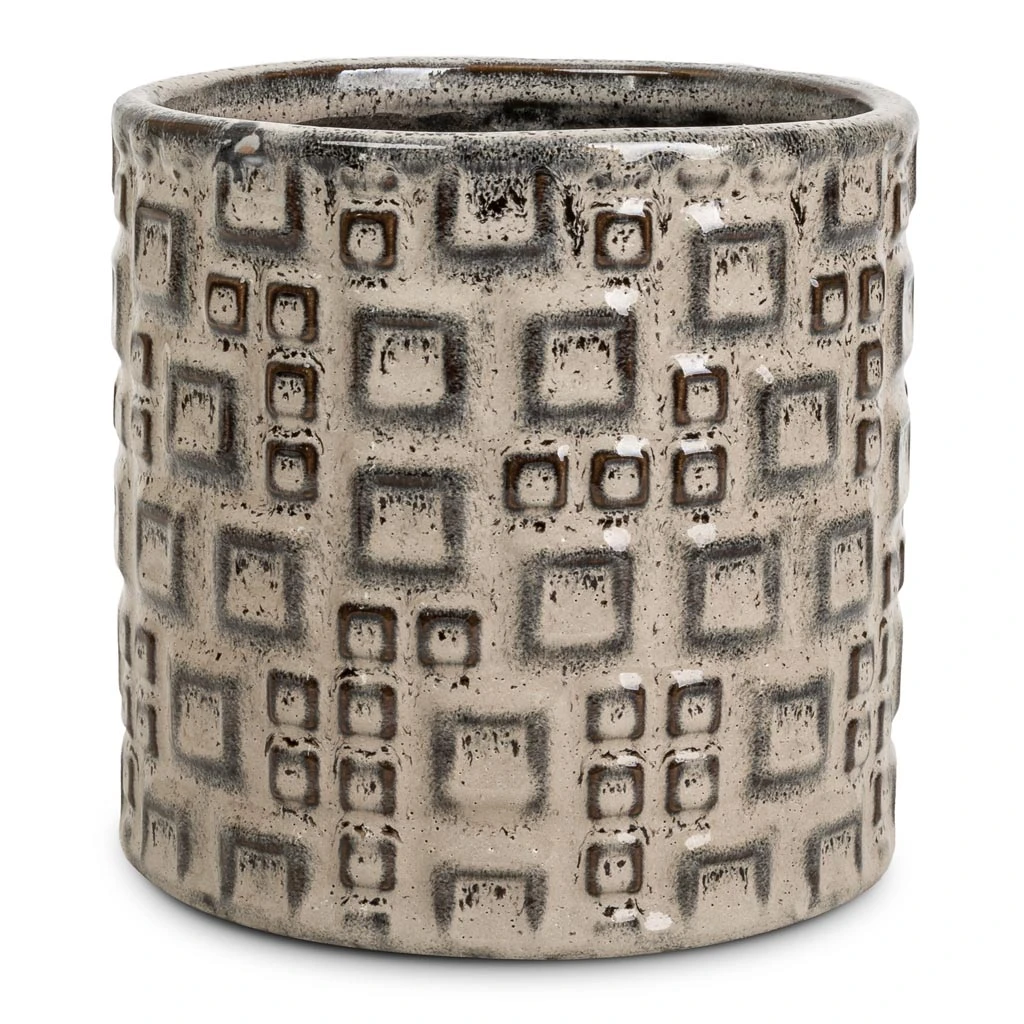 Fiene Plant Pot - Grey 3 Fiene Plant Pot - Grey