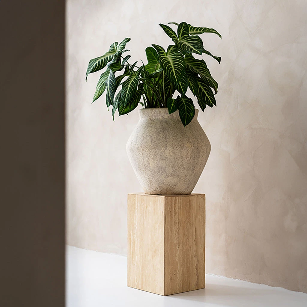 Fleuri Mineral Planter - Travertine 7 Fleuri Mineral Planter - Travertine - Image 5