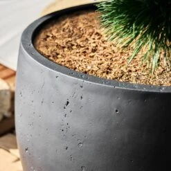 Grigio Egg Pot Planter - Anthracite Concrete 16 Grigio Egg Pot Planter - Anthracite Concrete -Plant Promotion Store Grigio New Egg Pot Anthracite copy
