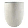 Grigio Tall Egg Pot Planter - Antique White Concrete 1 Grigio Tall Egg Pot Planter - Antique White Concrete -Plant Promotion Store Grigio Tall Egg Pot Planter Antique White Concrete 30x35cm
