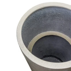 Grigio Tall Partner Planter - Antique White Concrete -Plant Promotion Store Grigio Tall Vase Planter Antique White Concrete DETAiL 5