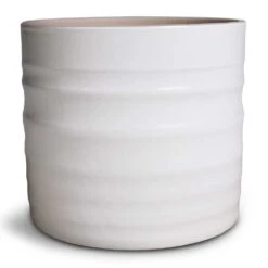 Hadleigh Plant Pot - White 15 Hadleigh Plant Pot - White -Plant Promotion Store Hadleigh Plant Pot White 14x13cm