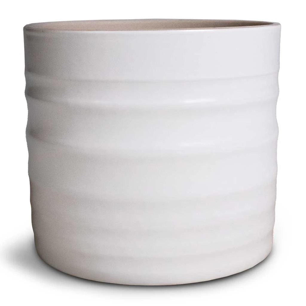 Hadleigh Plant Pot - White 6 Hadleigh Plant Pot - White - Image 4